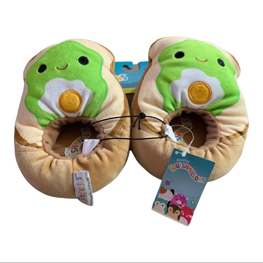 Squishmallow Sinclair Avocado Toast Slippers - Picture 2 of 5